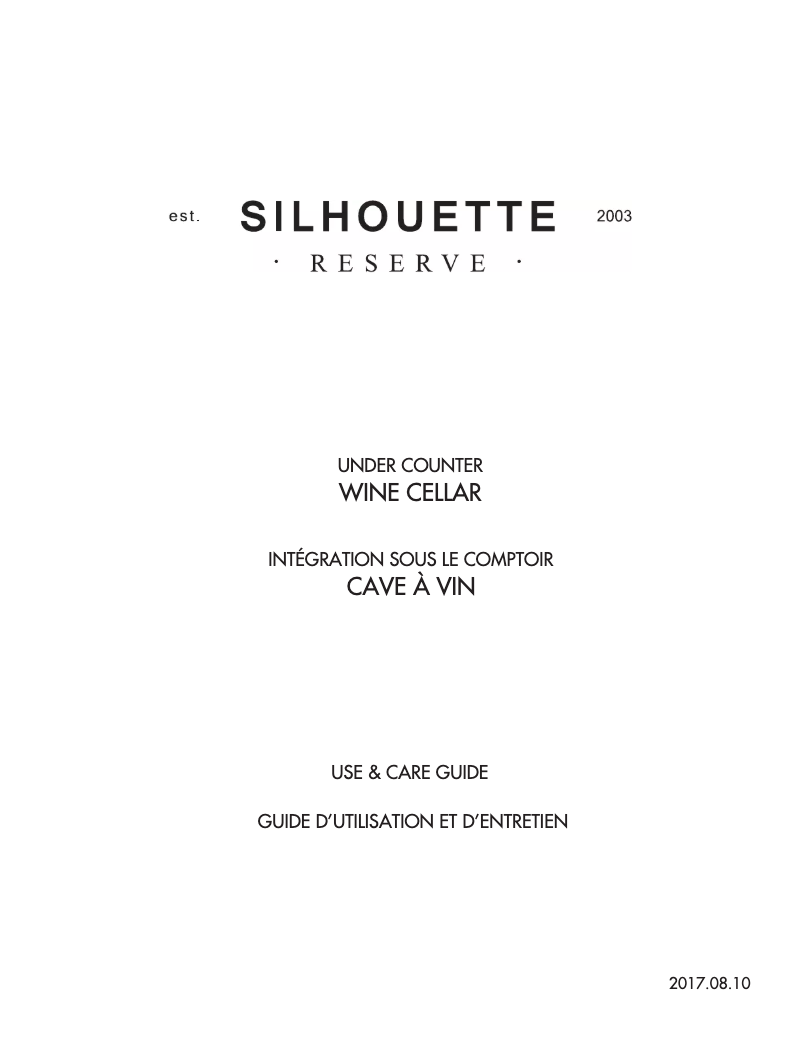 Página 1 del manual Manual de usuario Danby Silhouette SRVWC050L