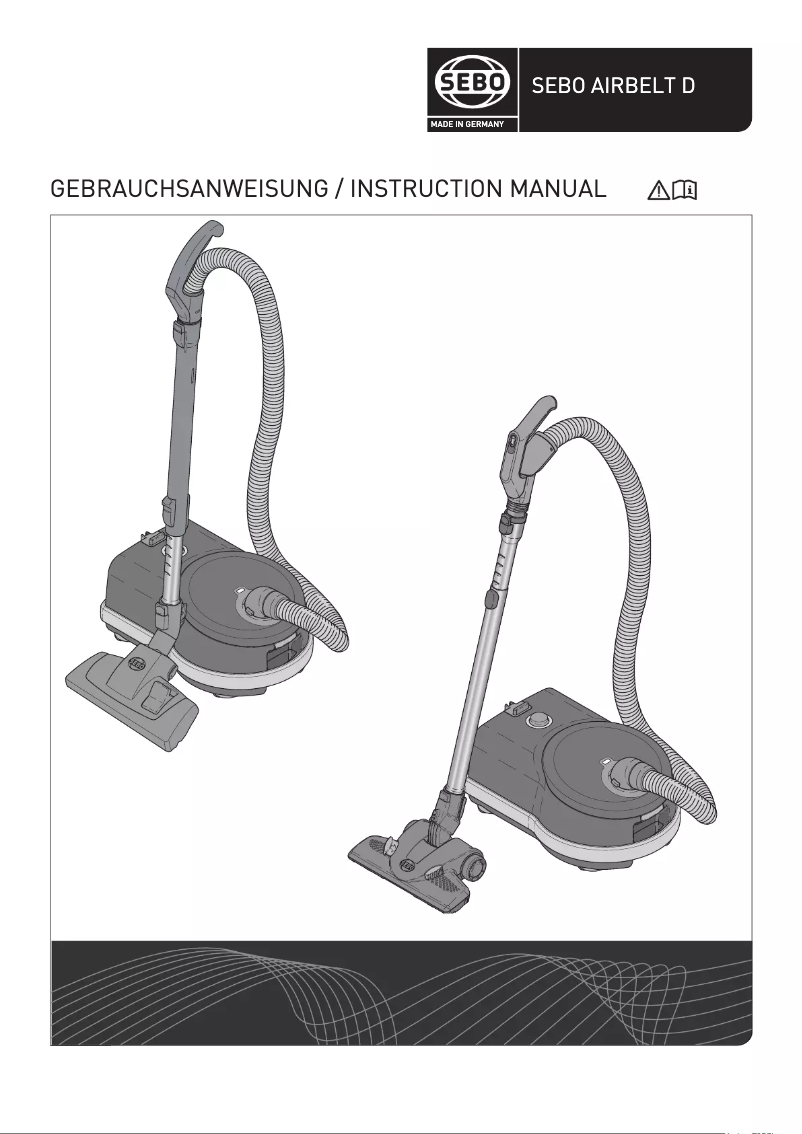 Image de la première page du manuel de l'appareil Airbelt D4 Premium