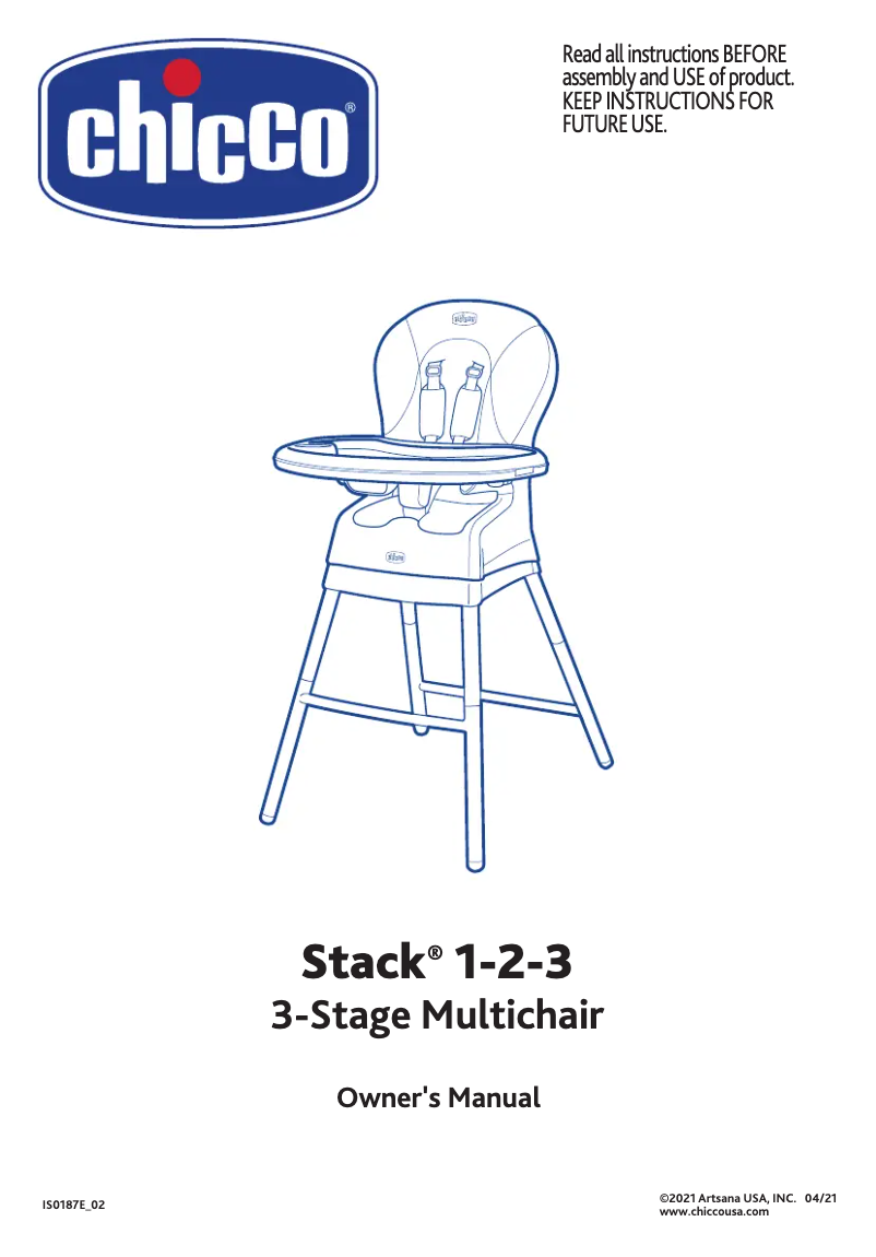 Image de la première page du manuel de l'appareil Stack 1-2-3