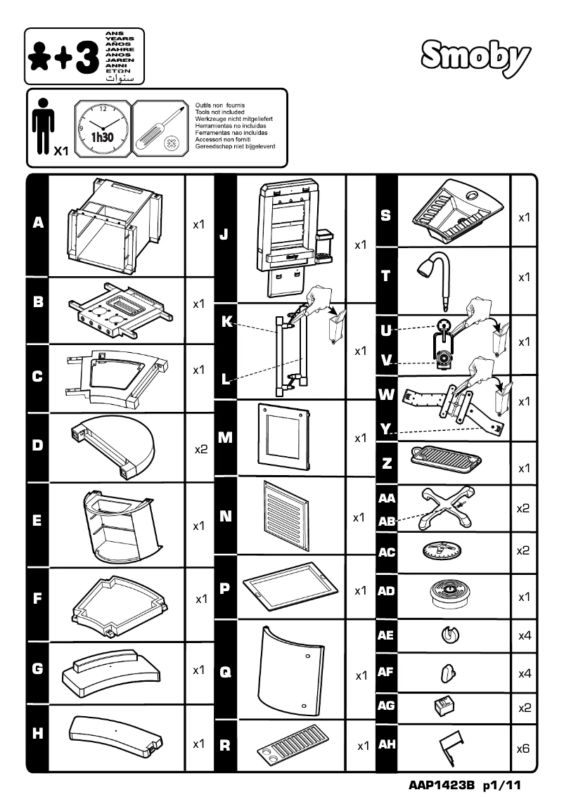 Image de la première page du manuel de l'appareil Tefal Super Chef