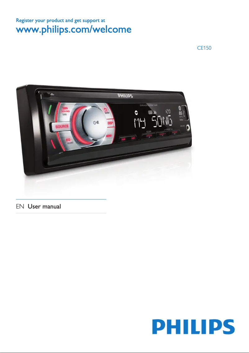 Página 1 del manual Manual de usuario Philips CE150