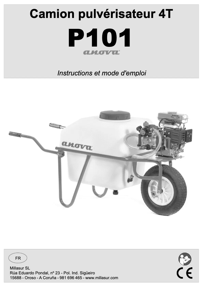 Imagen de la primera página del manual del dispositivo P101