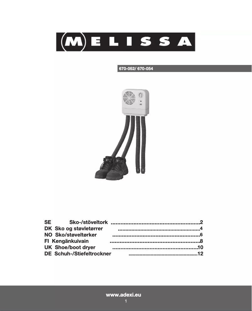 Image de la première page du manuel de l'appareil 670-052