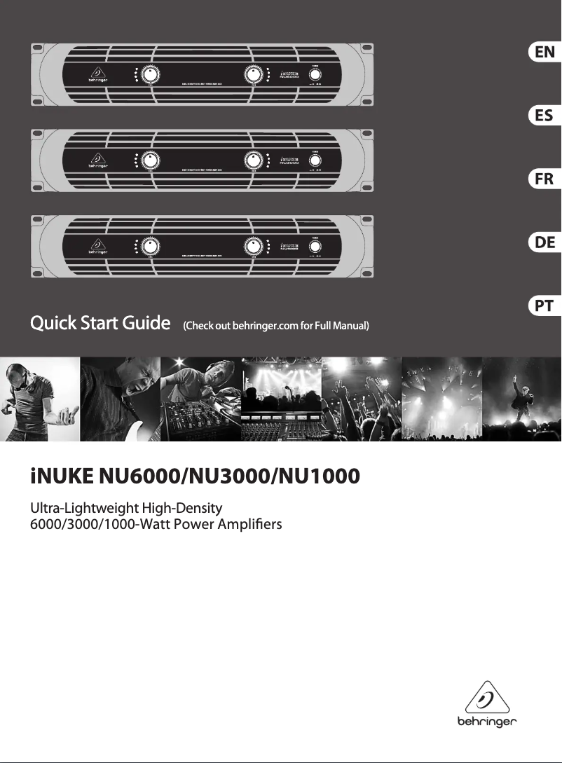 Page n°1 - Mode d'emploi Behringer NU3000