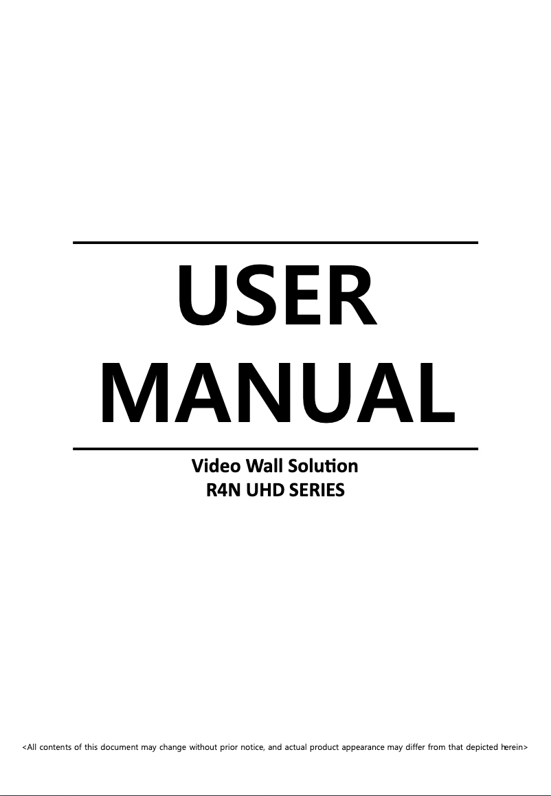 Image de la première page du manuel de l'appareil R4N98NNU