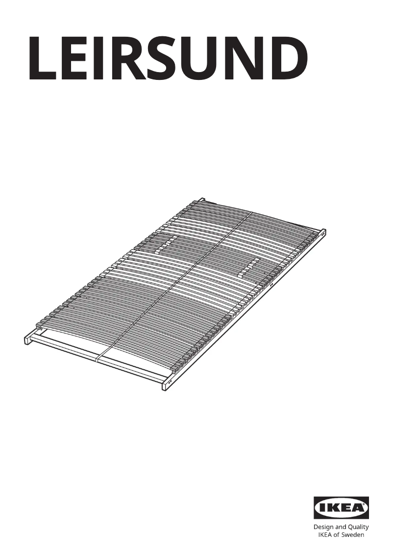 Image de la première page du manuel de l'appareil LEIRSUND 202.783.32