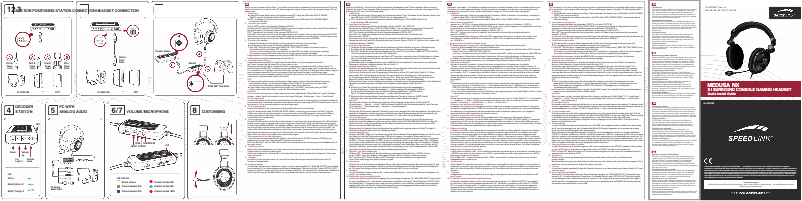 Page n°1 - Manuel utilisateur Speedlink Medusa NX