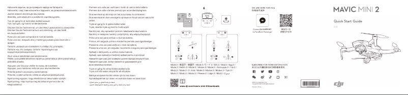 Image de la première page du manuel de l'appareil Mavic Mini 2