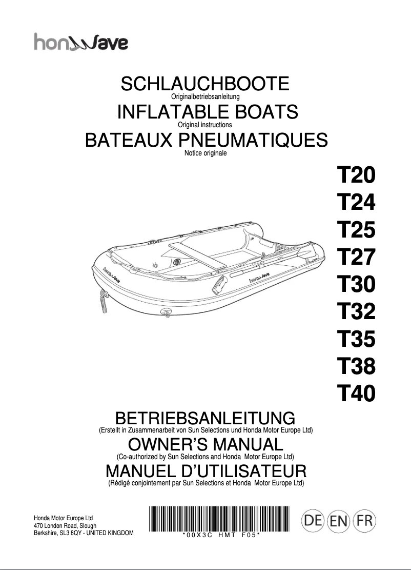 Image de la première page du manuel de l'appareil T30