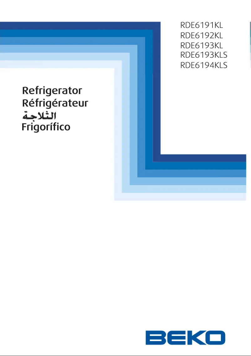Image de la première page du manuel de l'appareil RDE 6193 KLS