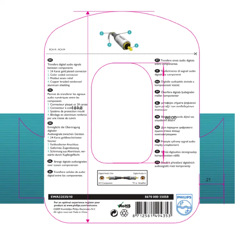 Page 1 of the manual Instruction Manual Philips SWA3203S