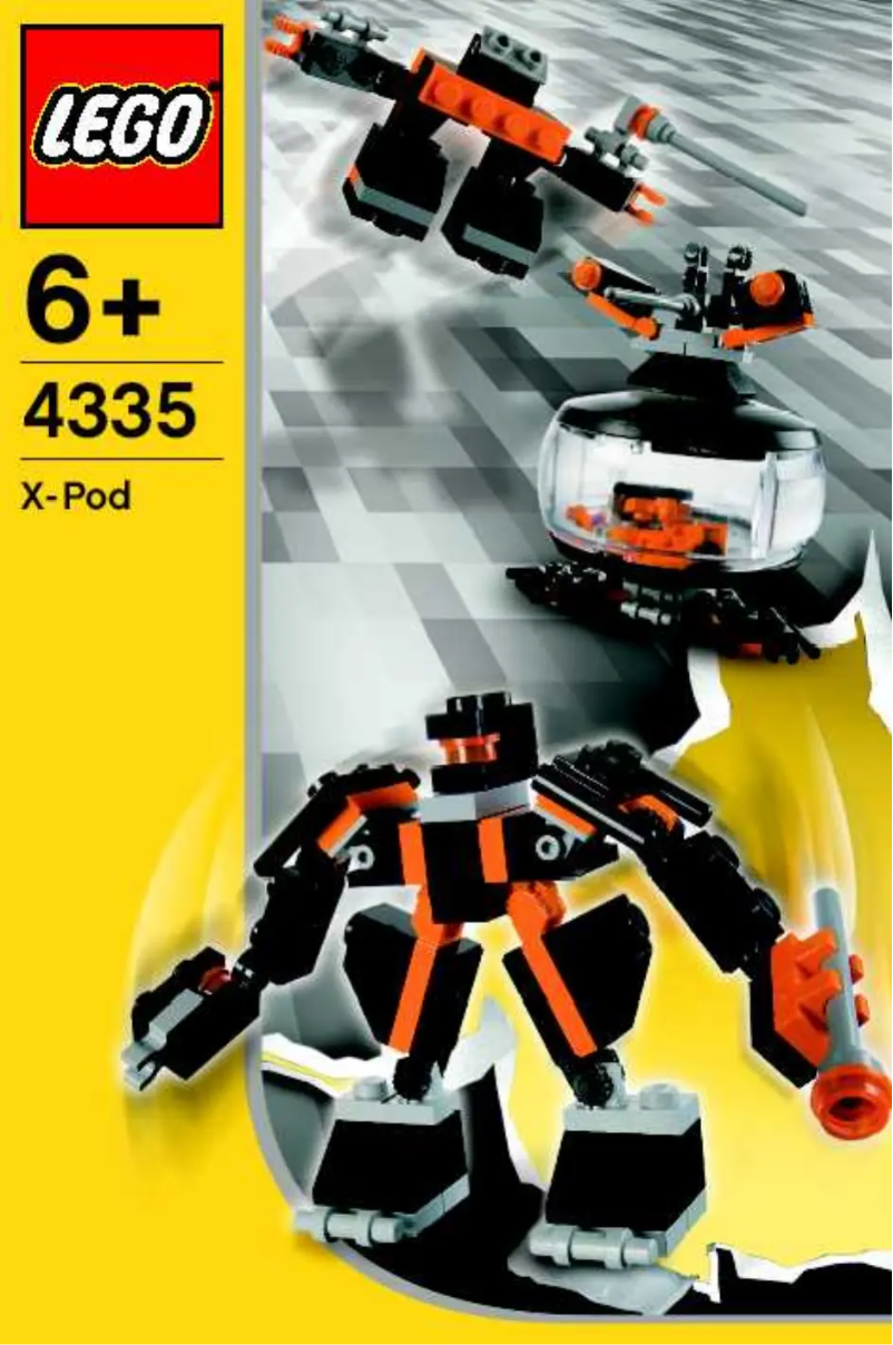 Page n°1 - Manuel utilisateur Lego Black Robots Pod