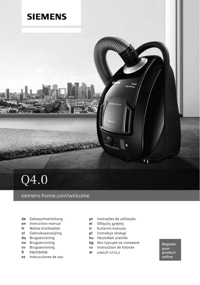 Image de la première page du manuel de l'appareil VSQ4G2122