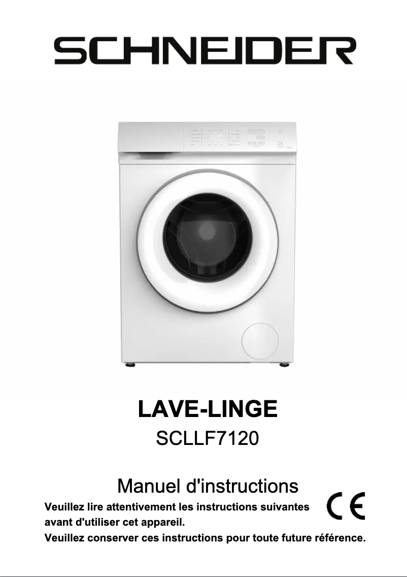 Page 1 de la notice Manuel utilisateur Schneider SCLLF7120