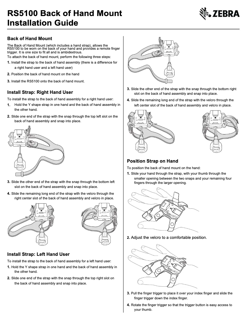 Image de la première page du manuel de l'appareil RS5100