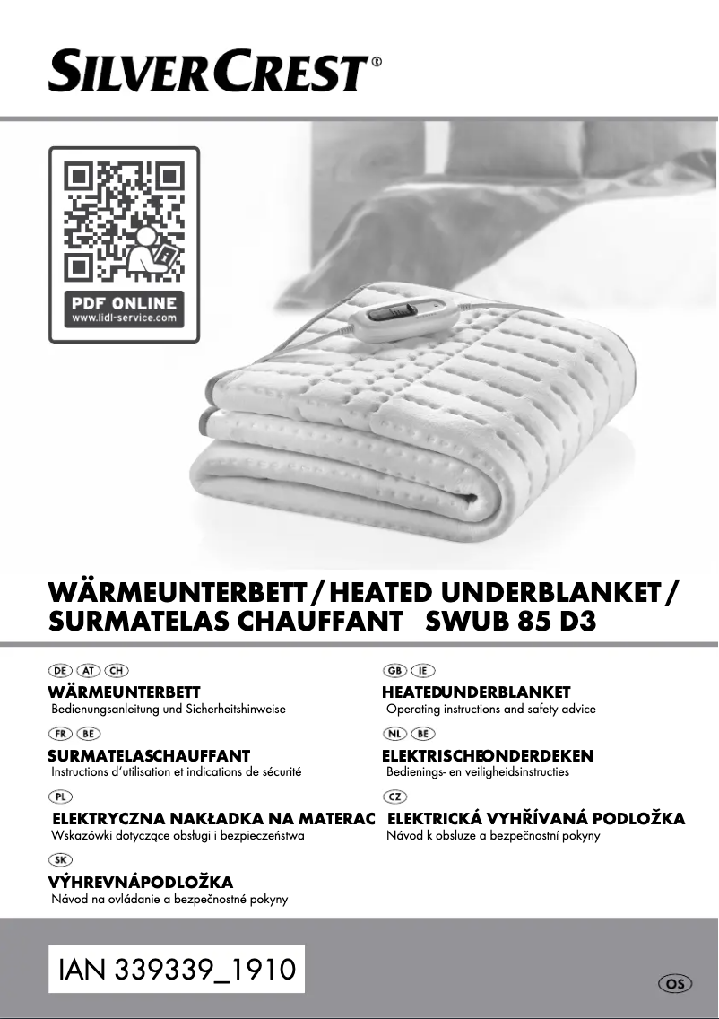 Página 1 del manual Manual de usuario SilverCrest SWUB 85 D3