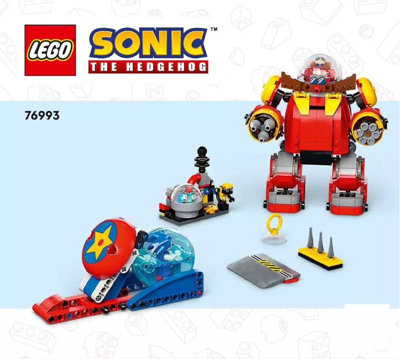 Page 1 de la notice Manuel utilisateur Lego Sonic the Hedgehog 76993