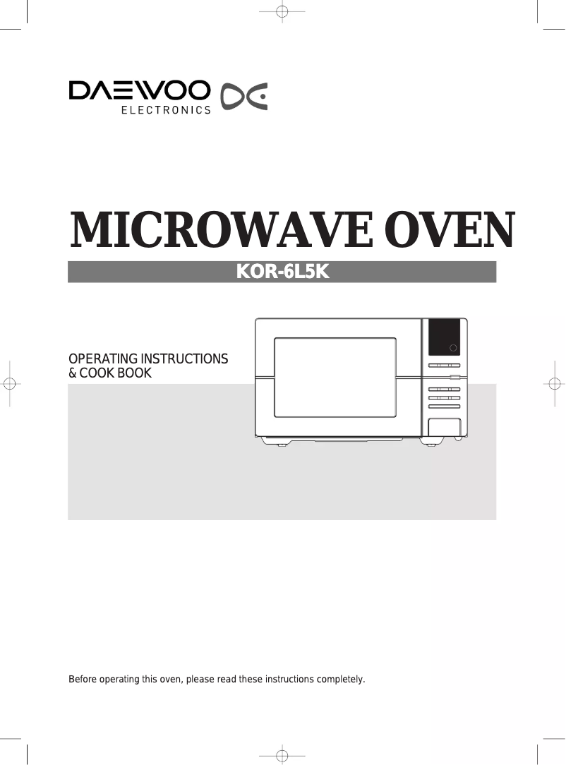 Página 1 del manual Manual de usuario Daewoo KOR-6L5K