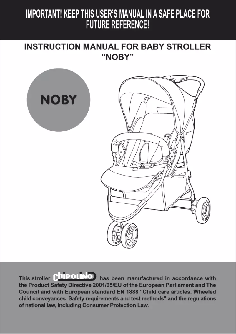 Page 1 de la notice Manuel utilisateur Chipolino Noby