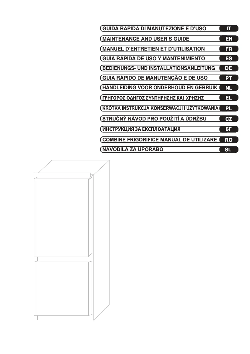Page 1 de la notice Manuel utilisateur Candy CKBBS 182S