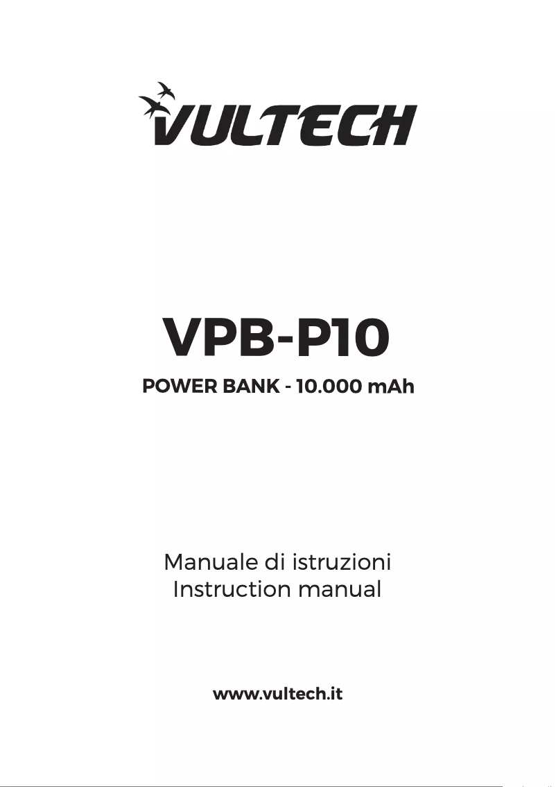 Page 1 de la notice Manuel utilisateur Vultech VPB-P10