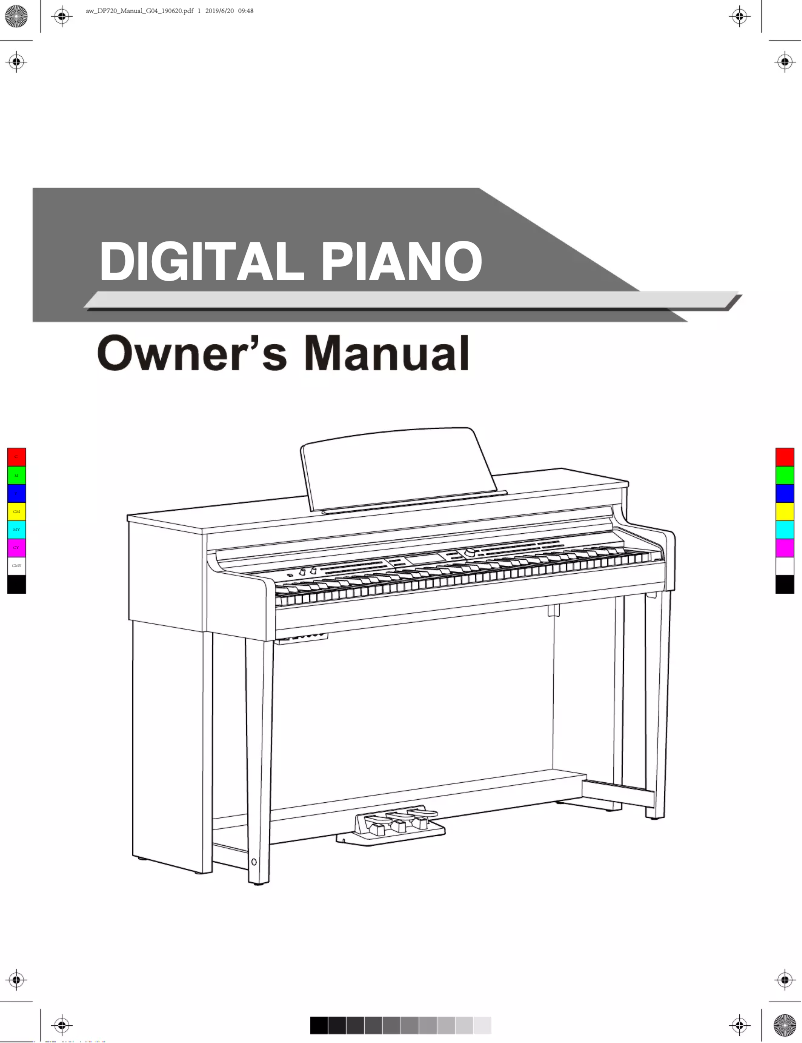 Imagen de la primera página del manual del dispositivo DP720