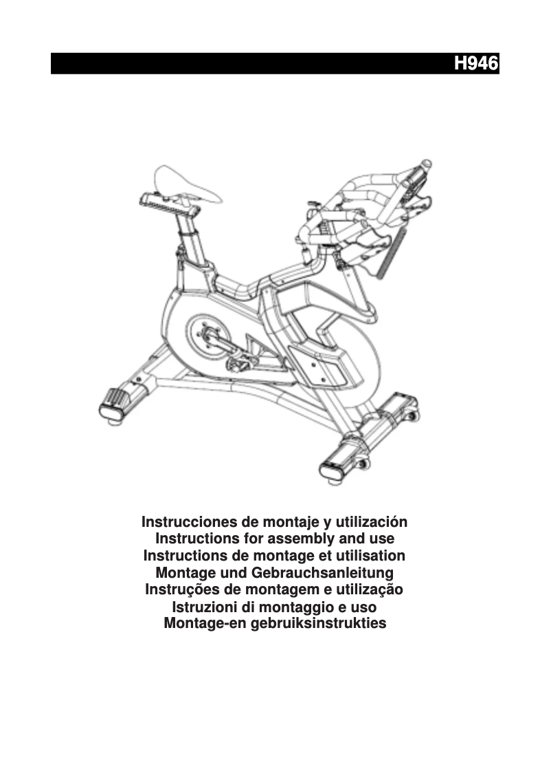 Page 1 de la notice Manuel utilisateur BH Fitness H946