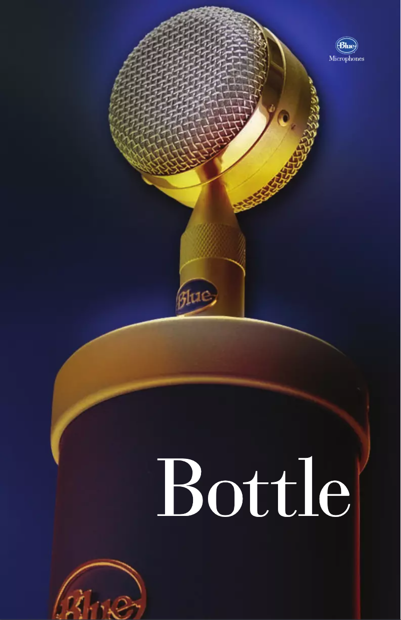 Image de la première page du manuel de l'appareil Bottle