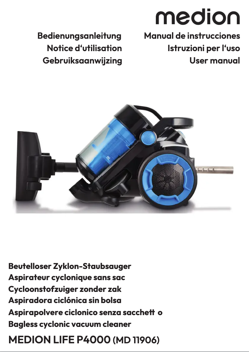 Page 1 de la notice Manuel utilisateur Medion LIFE P4000 (MD 11906)