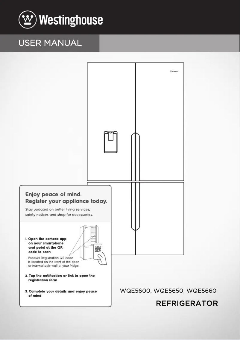 Image de la première page du manuel de l'appareil WQE5650