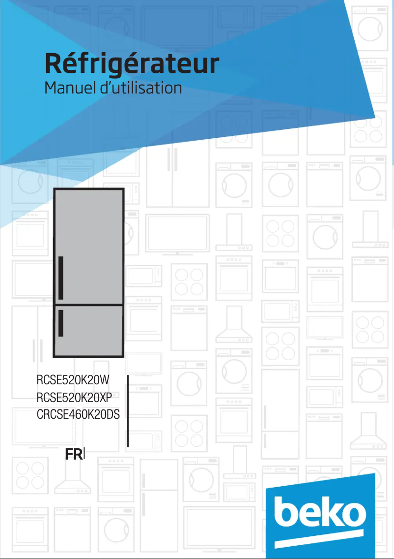 Image de la première page du manuel de l'appareil CRCSE460K20DS
