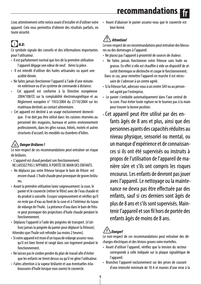 Page n°1 - Manuel utilisateur DeLonghi F38436