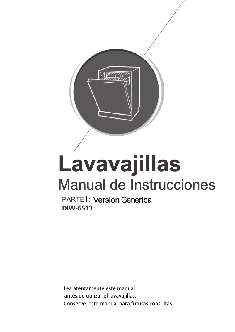 Page n°1 - Manuel utilisateur Infiniton DIW-6S13