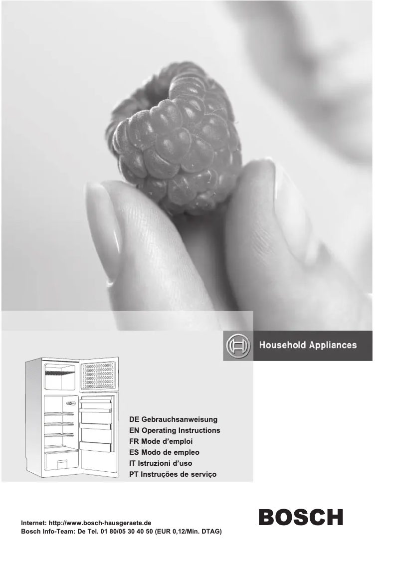 Page n°1 - Manuel utilisateur Bosch KDV32X03