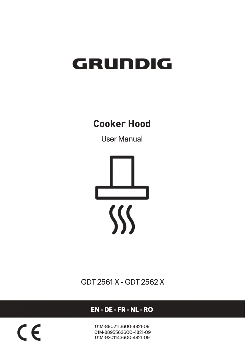 Page n°1 - Manuel utilisateur Grundig GDT2562X