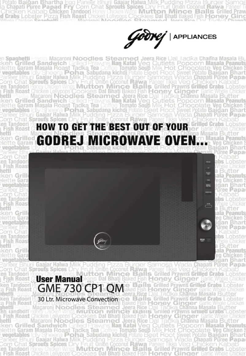 Page 1 de la notice Manuel utilisateur Godrej GME 730 CP1 QM