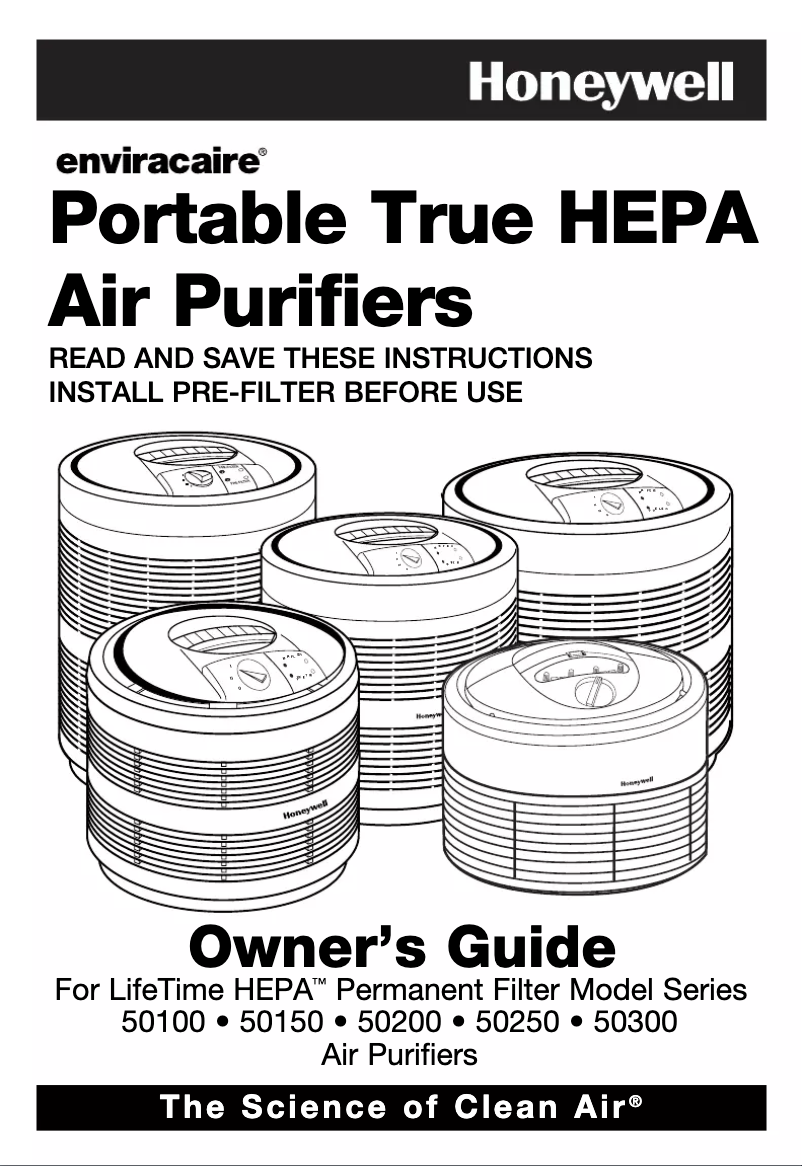Page 1 de la notice Manuel utilisateur Honeywell 50250