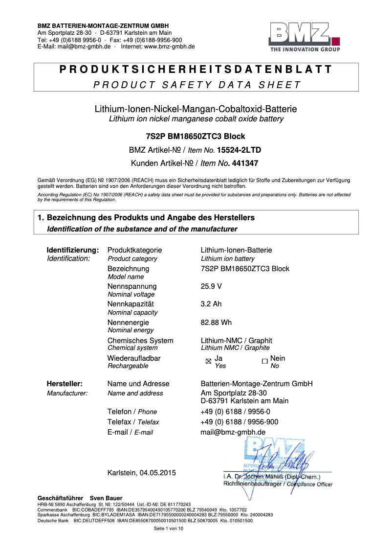 Page 1 de la notice Instructions de sécurité AL-KO Robolinho 3100