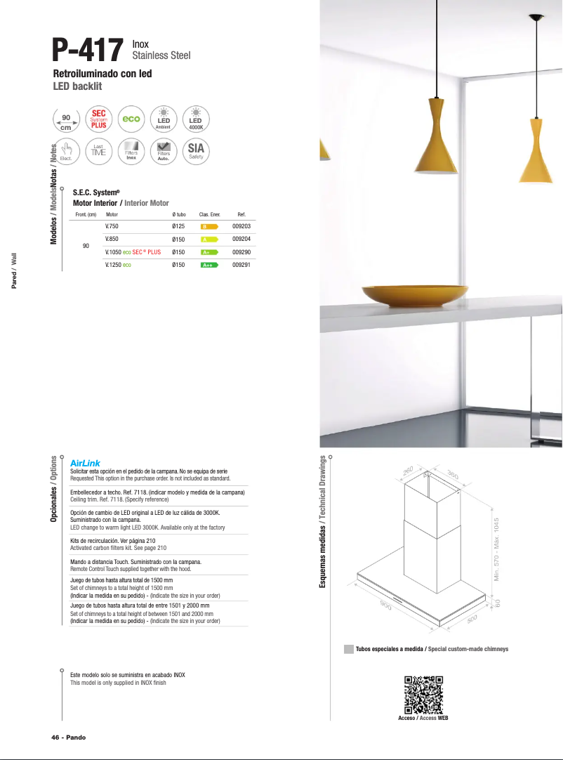 Page 1 de la notice Manuel utilisateur Pando P-417