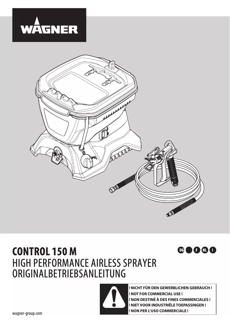 Page n°1 - Manuel utilisateur Wagner Control 150 M