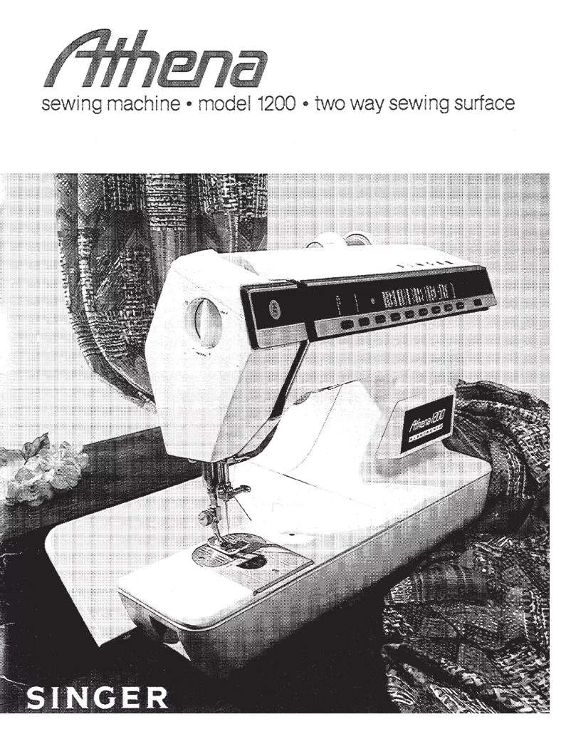 Page n°1 - Manuel utilisateur Singer Athena 1200