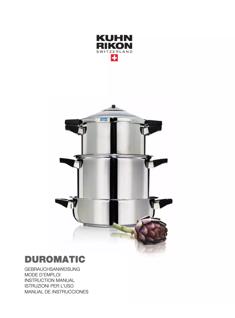 Page n°1 - Manuel utilisateur Kuhn Rikon Duromatic Classic