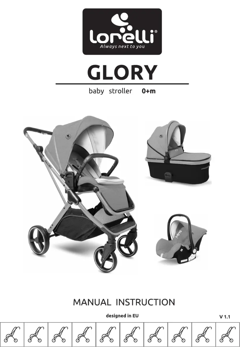 Page 1 de la notice Manuel utilisateur Lorelli Glory 3In1