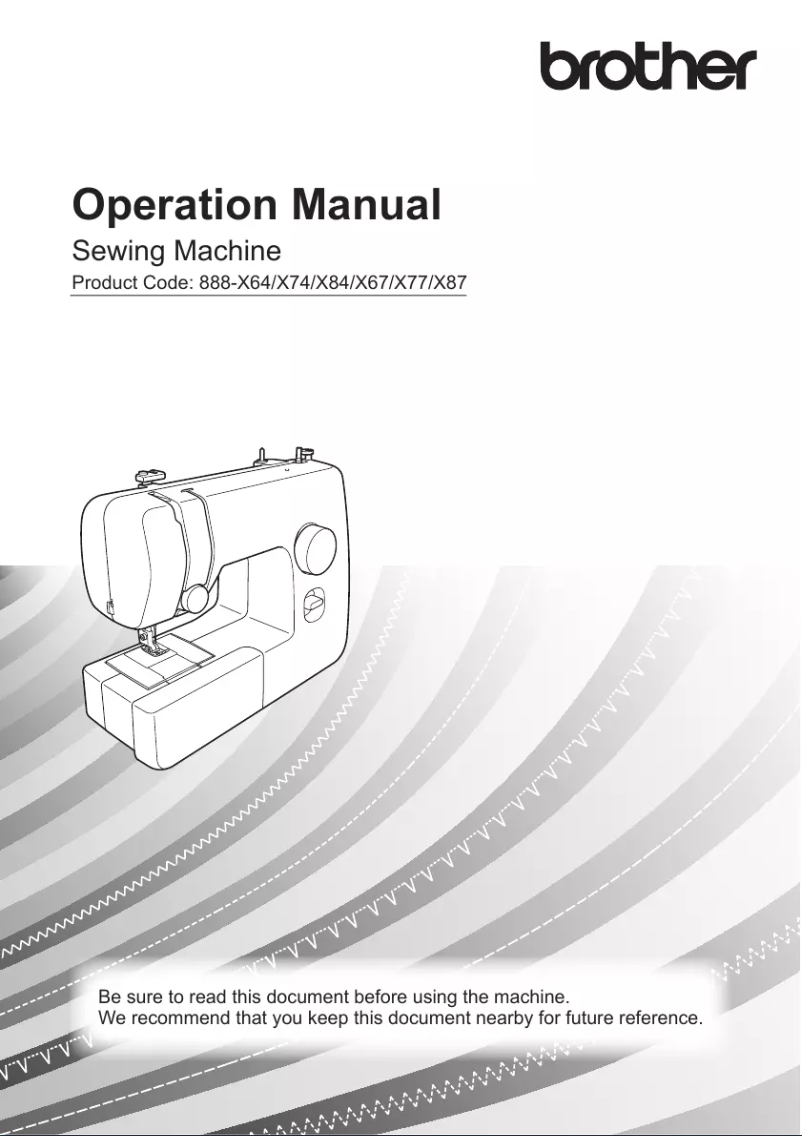 Page n°1 - Manuel utilisateur Brother LS5555