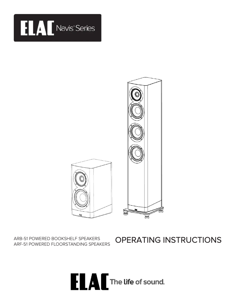 Page n°1 - Fiche technique ELAC Navis ARF-51