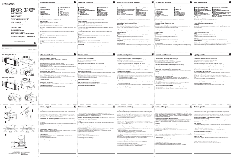 Image de la première page du manuel de l'appareil DRV-A601WDP