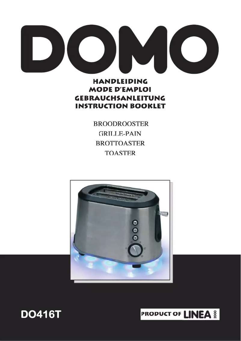 Page n°1 - Manuel utilisateur Domo DO416T