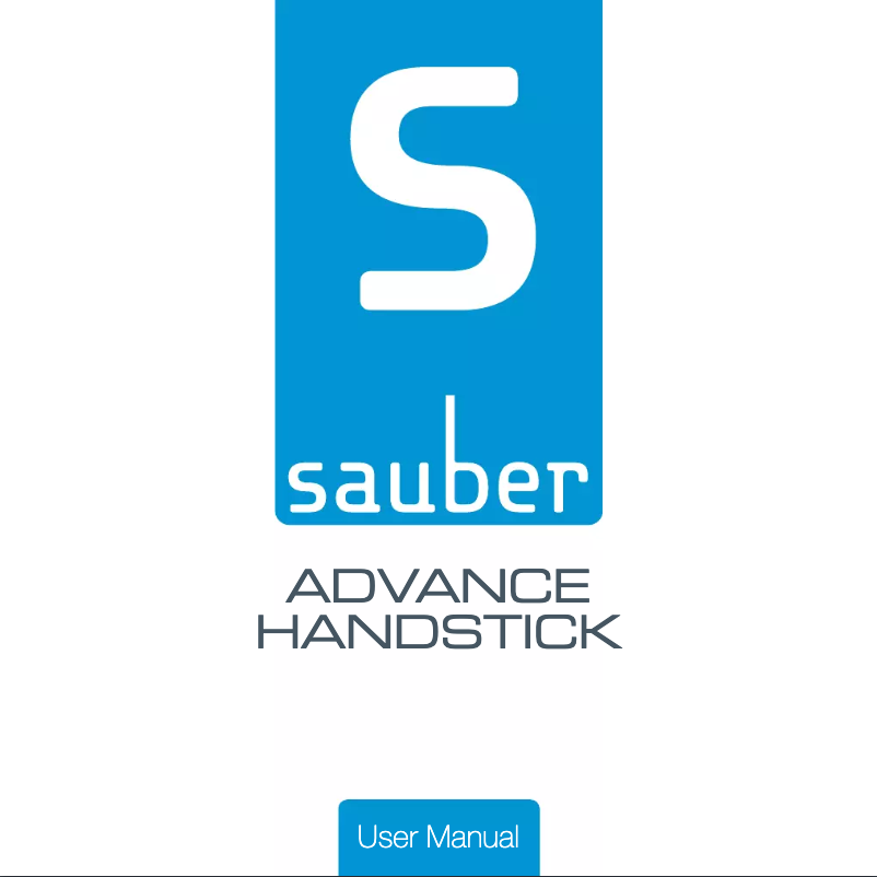 Page 1 de la notice Manuel utilisateur Sauber Advance SA-100