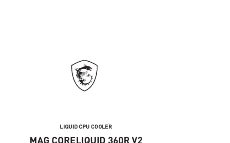Page 1 de la notice Manuel utilisateur MSI MAG Core Liquid 280R V2