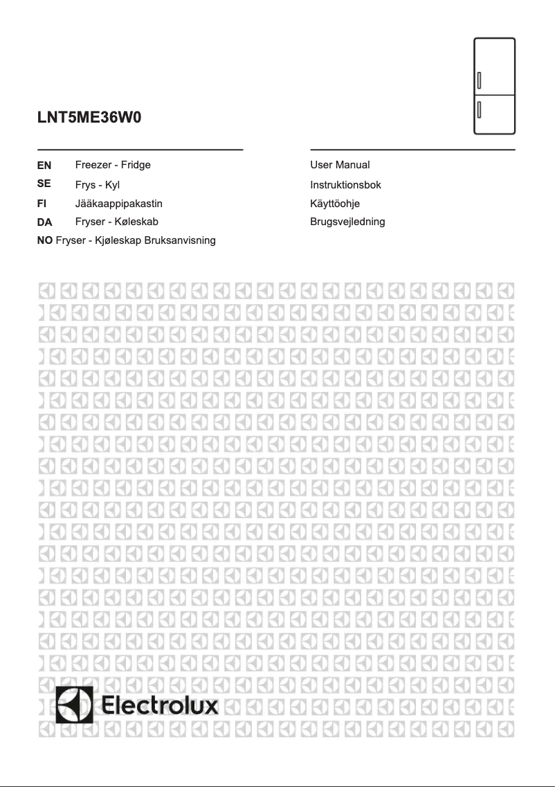 Page 1 de la notice Manuel utilisateur Electrolux LNT5ME36W0